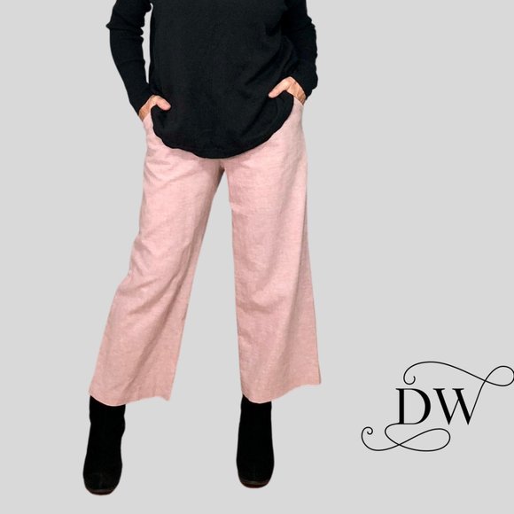 Wide Leg Pants | Blush Linen - Picture 13 of 13